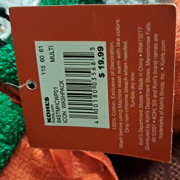 St. Nicholas Square 100% Cotton Holiday Washcloths (Set of 6) - Picture 6 of 6